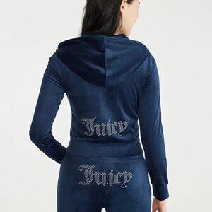 Juicy Couture Velour  Regal Blue Tracksuit